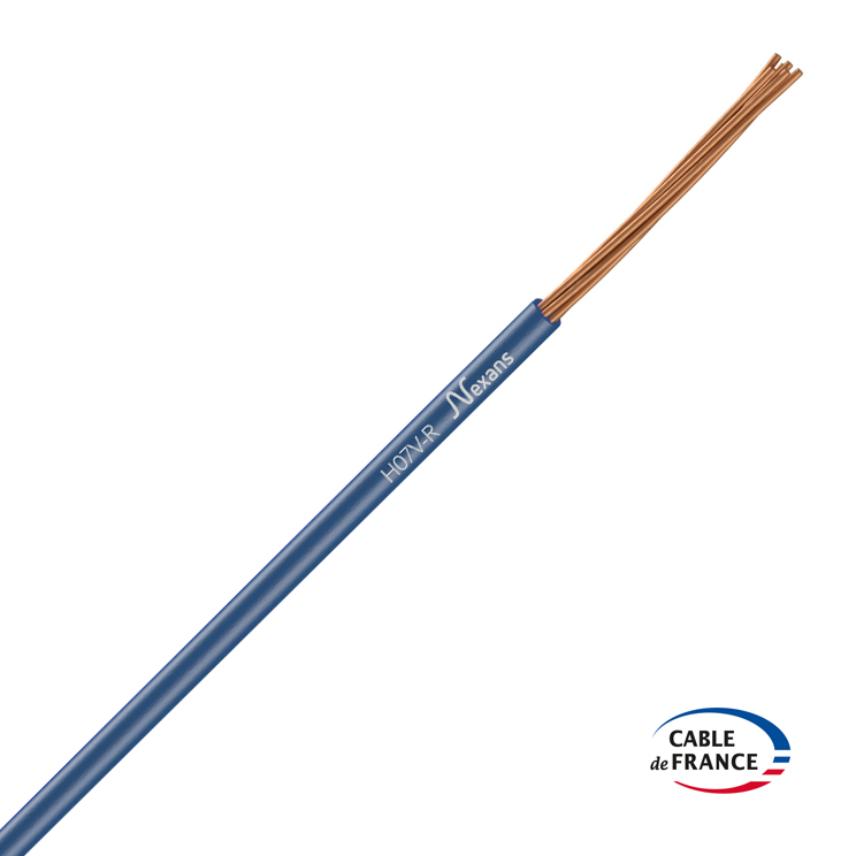 Nexans H07VR 1x6  BLUE BOB25m